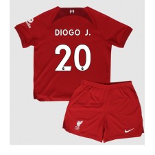 Liverpool Diogo Jota #20 Hjemmedraktsett Barn 2022-23 Kortermet (+ korte bukser)